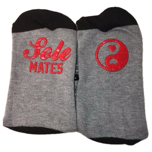 3/$25 SOUL MATES MENS FUNNY QUOTE SAYINGS SOCKS SIZE 7-11 - Picture 3 of 6